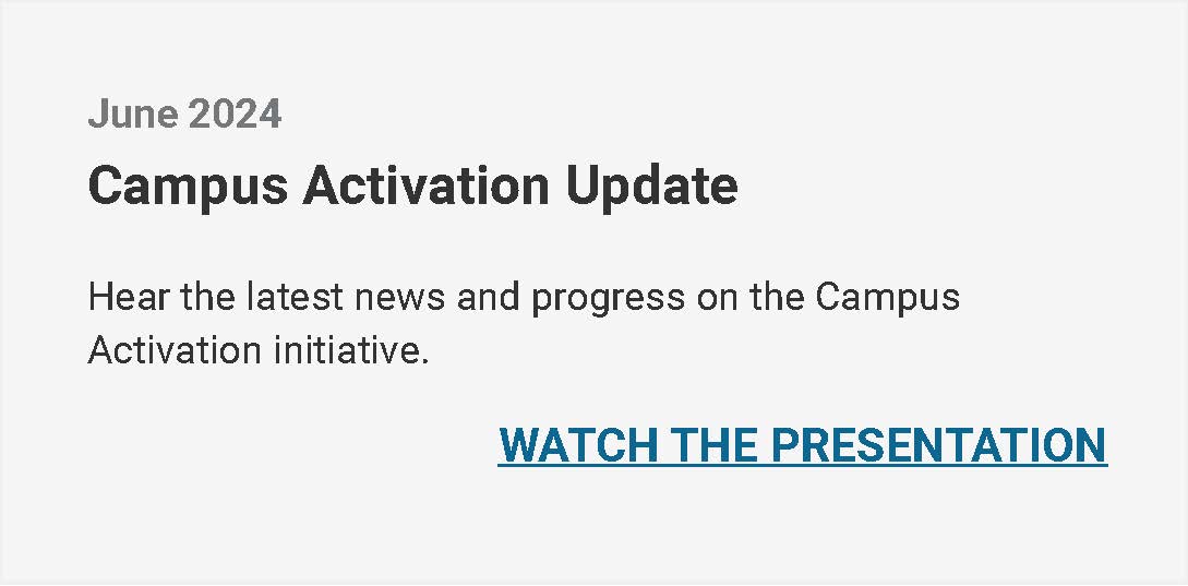 Campus Activation Update